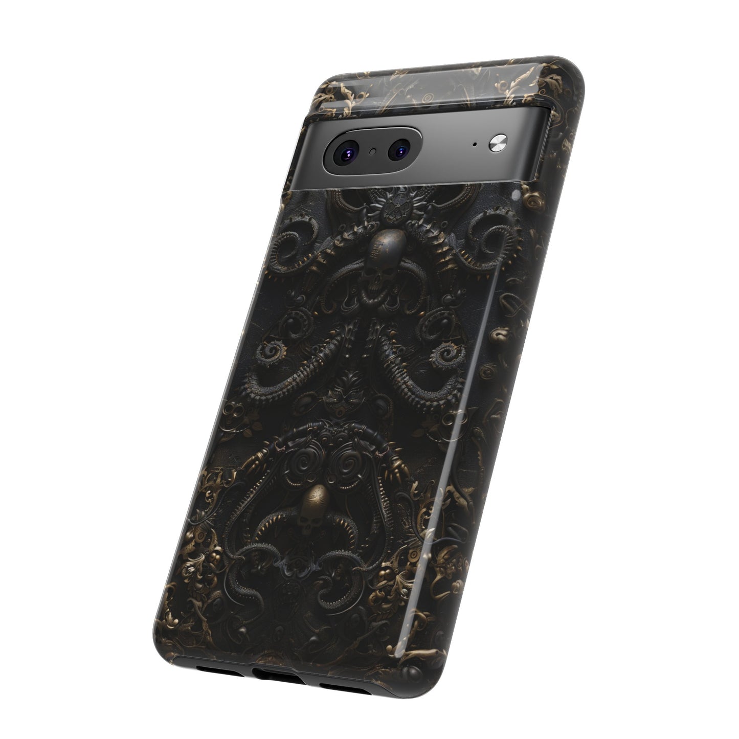 Gothic Steampunk Tentacle Phone Case - Unique Gothic Design for iPhone, Samsung Galaxy, and Google Pixel Devices