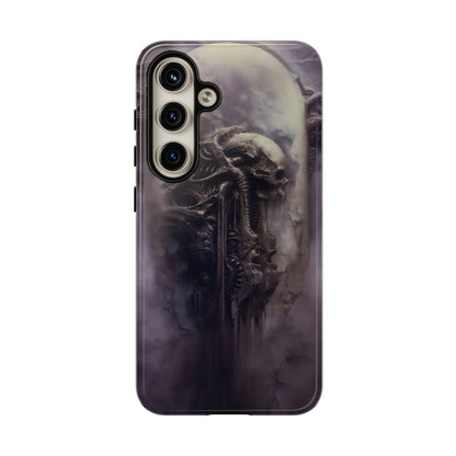 Dark Android Dream Phone Case – Futuristic Alien Horror Design for iPhone, Samsung Galaxy, and Google Pixel Devices