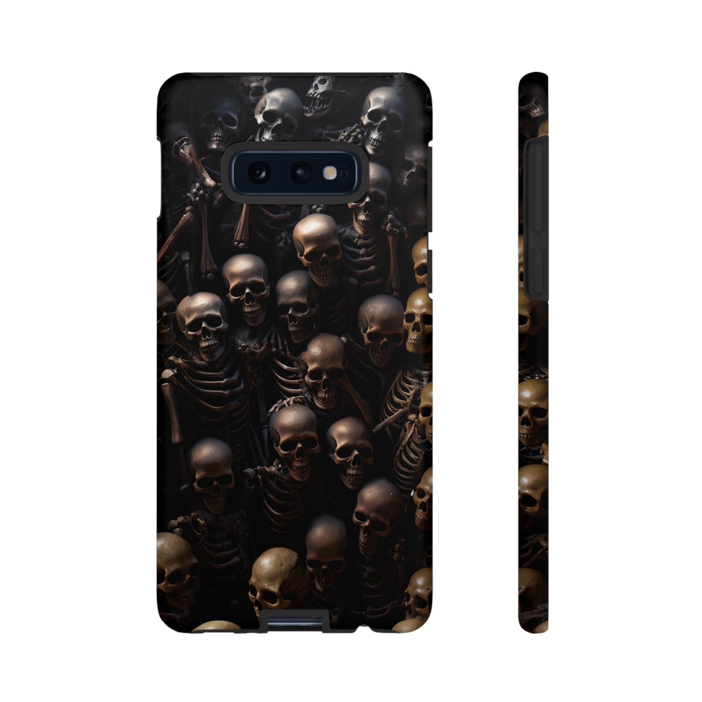 Skeletal Grave Phone Case – Halloween Horror Skeleton Design for iPhone, Samsung Galaxy, and Google Pixel Devices