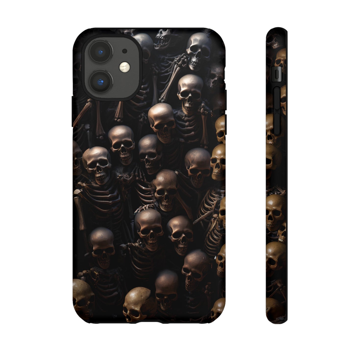 Skeletal Grave Phone Case – Halloween Horror Skeleton Design for iPhone, Samsung Galaxy, and Google Pixel Devices