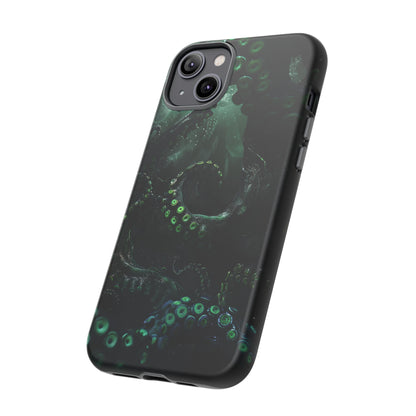 Tentacles from the Deep Tough Phone Case – Lovecraftian Horror Design for iPhone, Samsung Galaxy, and Google Pixel Devices