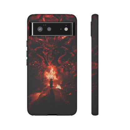 The Road to Hell Phone Case – Gothic Demon and Devil Design for iPhone, Samsung Galaxy, and Google Pixel Devices