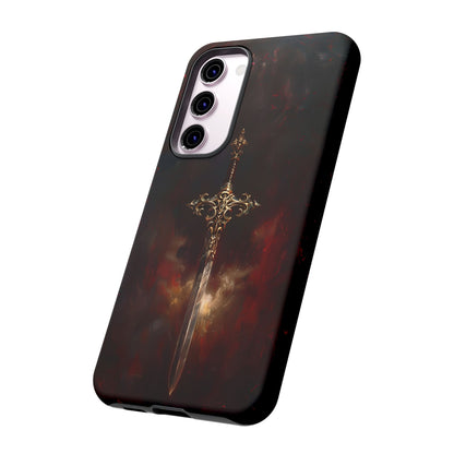 Epic Sword of Legends Phone Case - Dark Fantasy Art for iPhone, Samsung Galaxy, and Google Pixel Devices