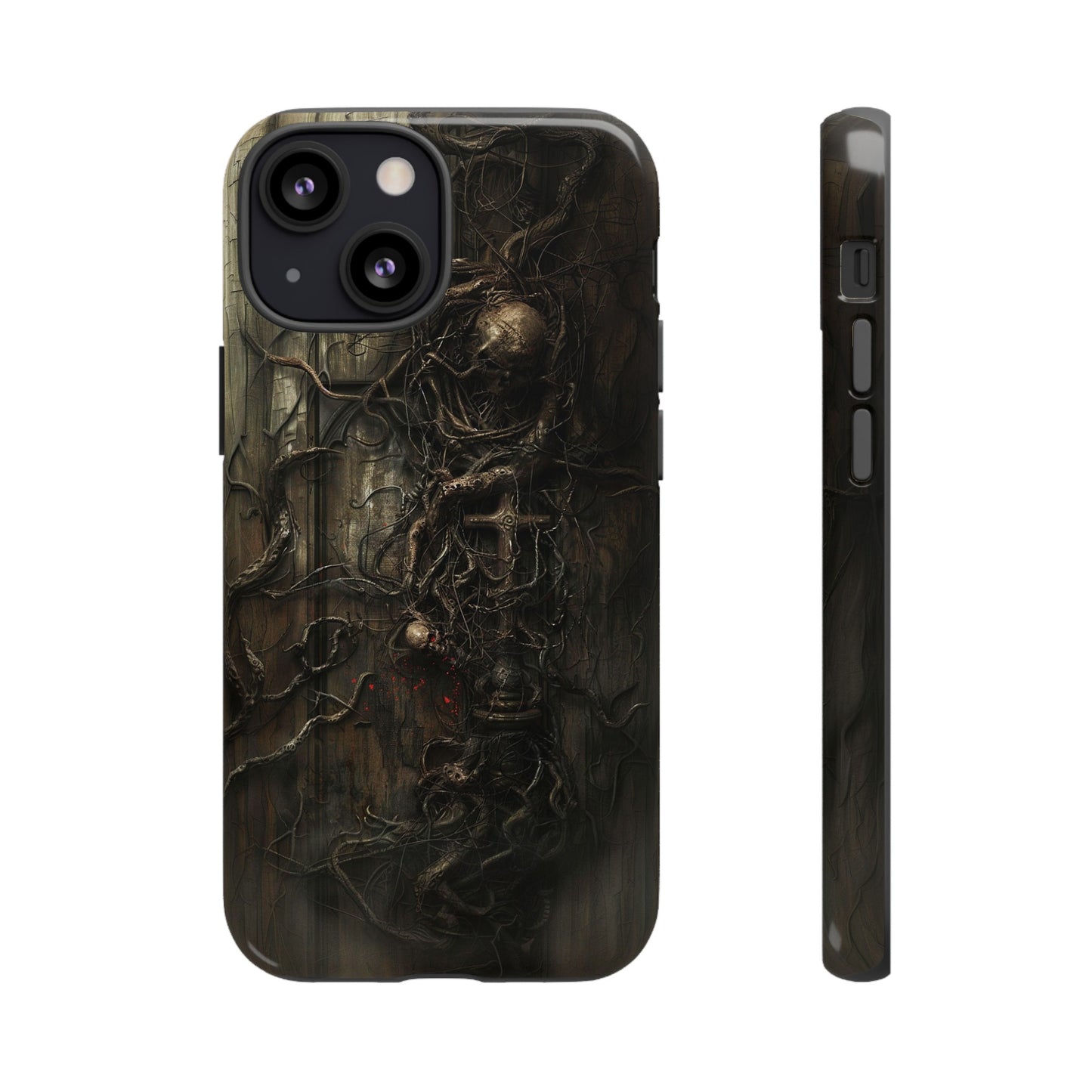 Creeping Dread Phone Case - Giger-Inspired Art for iPhone, Samsung Galaxy, and Google Pixel Devices