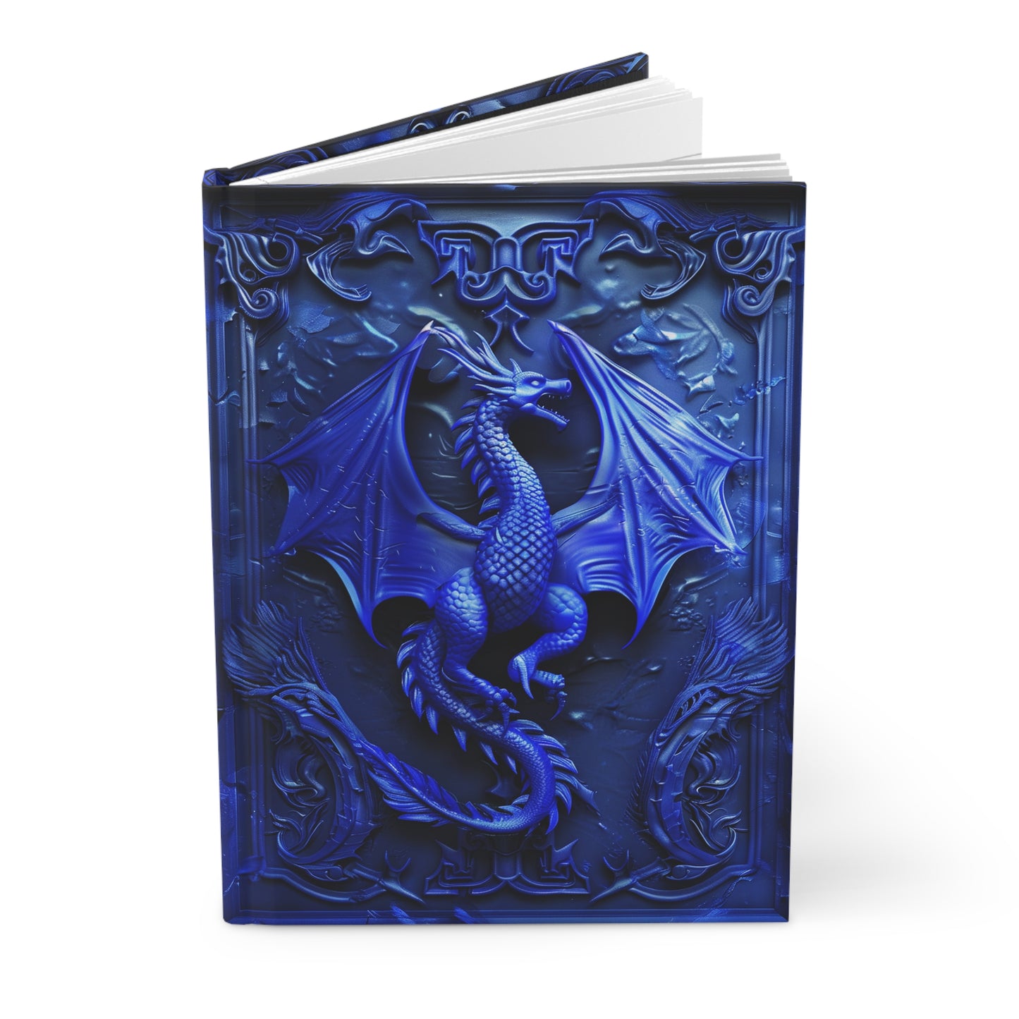 Book of the Blue Dragon Hardcover Notebook – Mystical Journal for Fantasy and Creative Writing