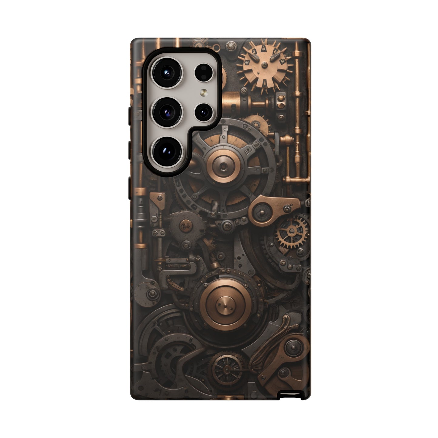 Steampunk Machine Phone Case – Victorian Gears Design for iPhone, Samsung Galaxy, and Google Pixel Devices