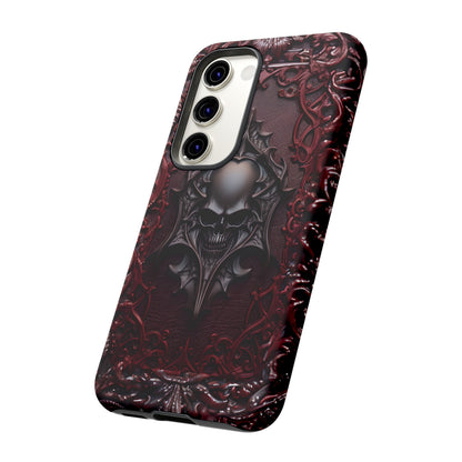 Vampiric Tough Phone Case – Gothic Skull Vampire Design for iPhone, Samsung Galaxy, and Google Pixel Devices