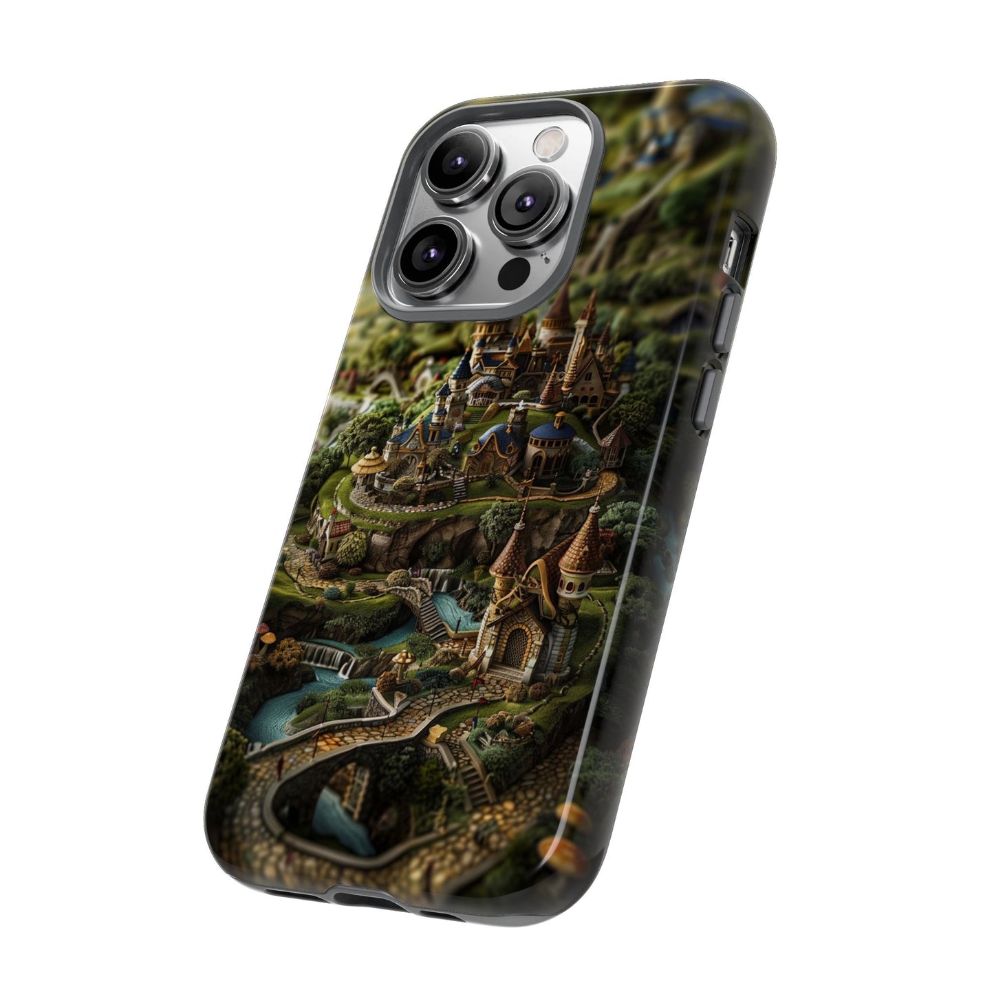 Fairy Kingdom Phone Case - Enchanted Castle Artwork for iPhone, Samsung Galaxy, and Google Pixel Devices