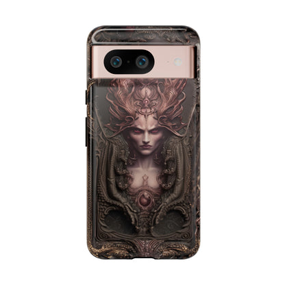 Dark Lilith Phone Case – Horned Hell Horror Design for iPhone, Samsung Galaxy, and Google Pixel Devices