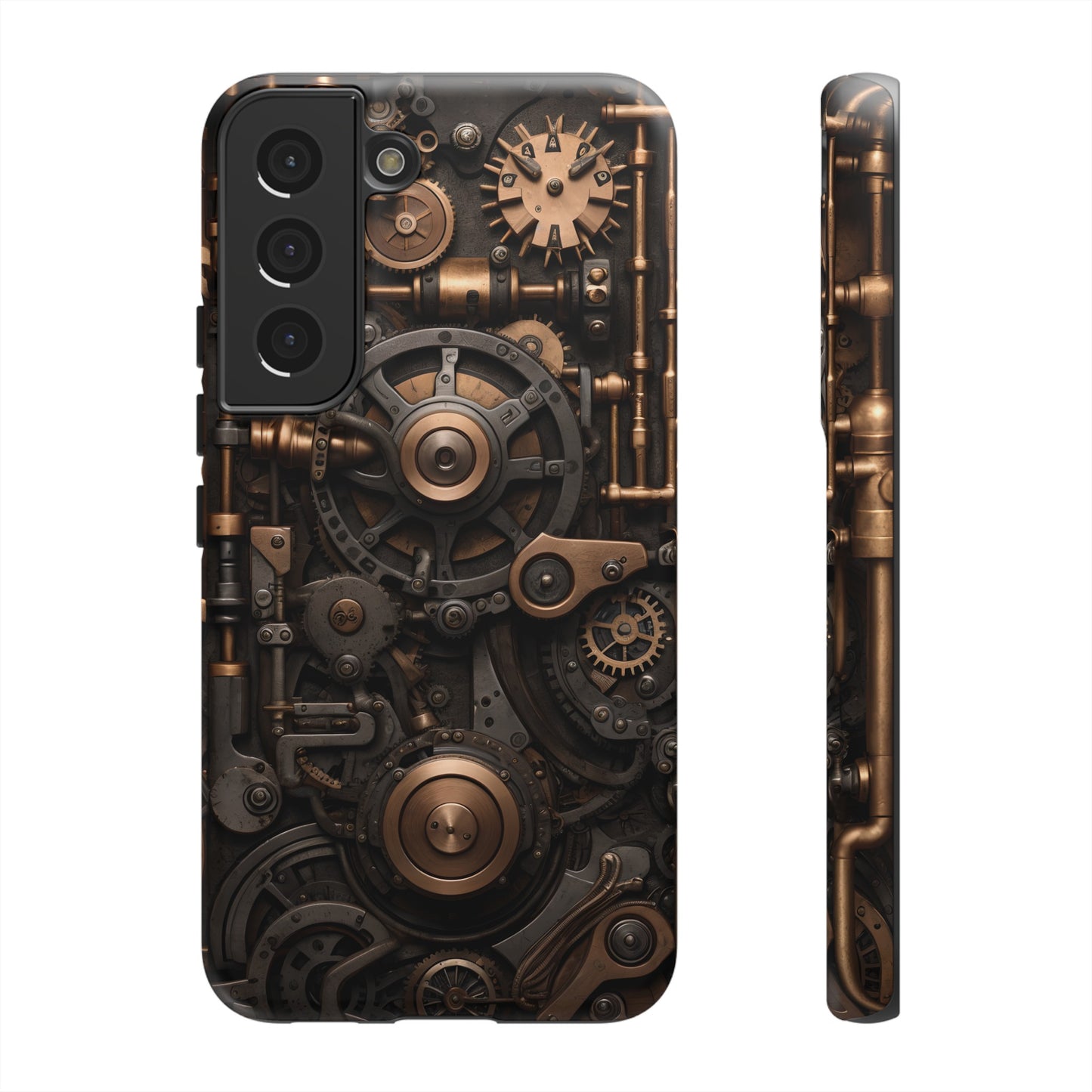 Steampunk Machine Phone Case – Victorian Gears Design for iPhone, Samsung Galaxy, and Google Pixel Devices