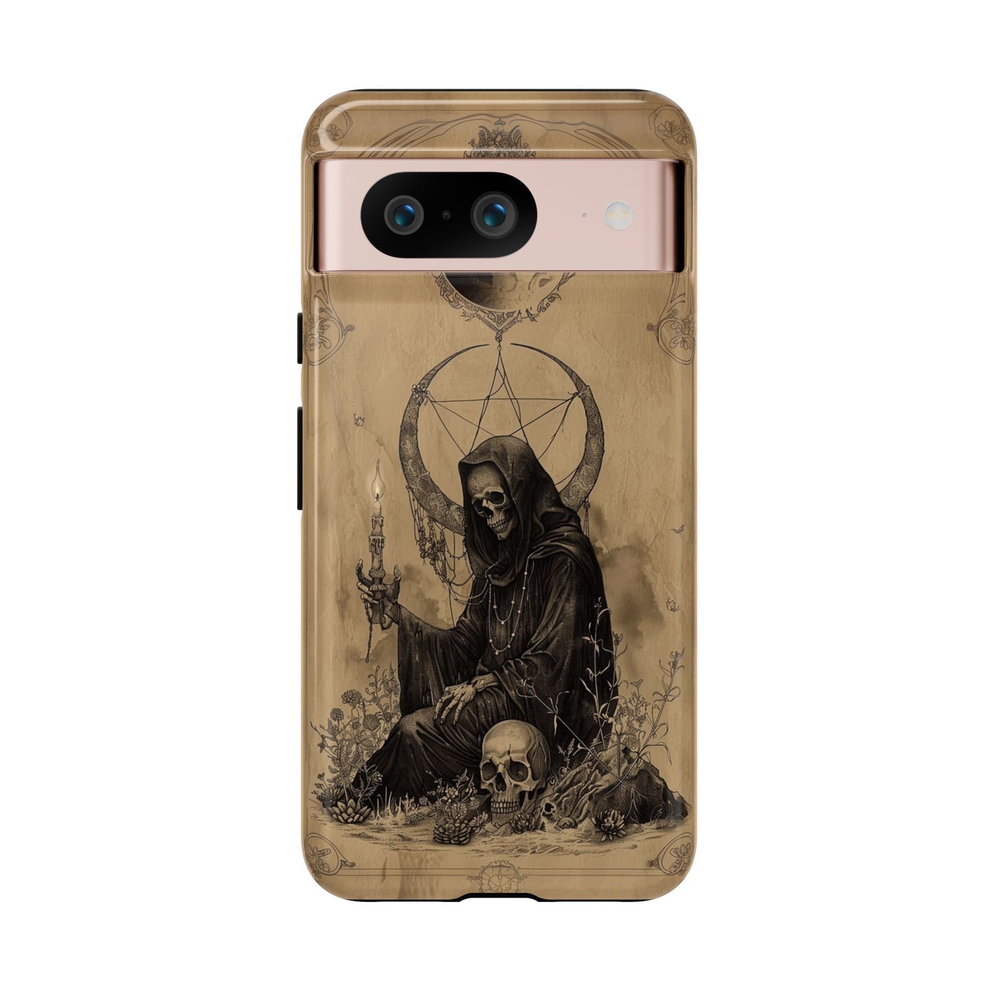 Gothic Reaper Phone Case - Dark Aesthetic Art for iPhone, Samsung, Google Pixel