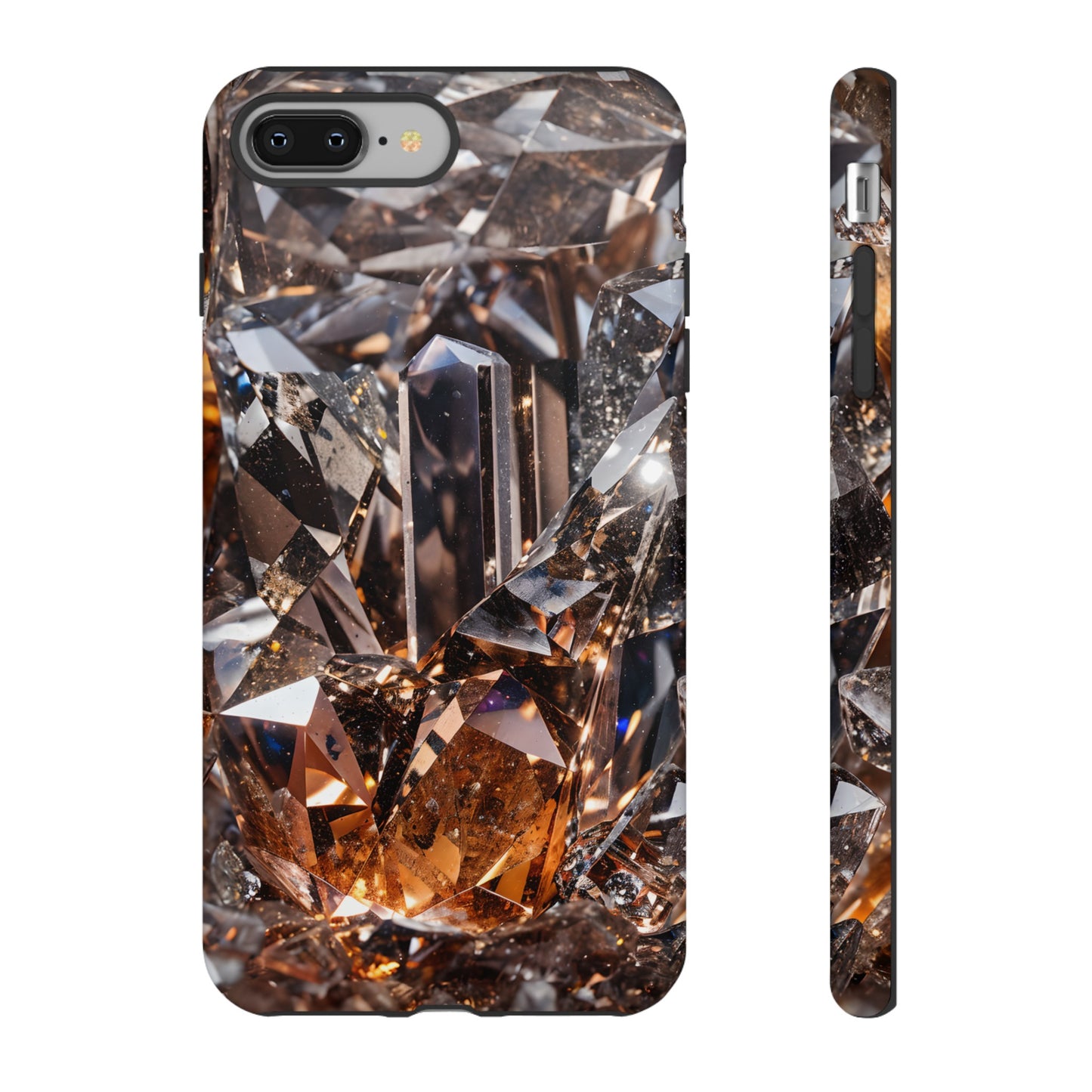 Crystalline Phone Case – Healing Crystal Quartz Design for iPhone, Samsung Galaxy, and Google Pixel Devices