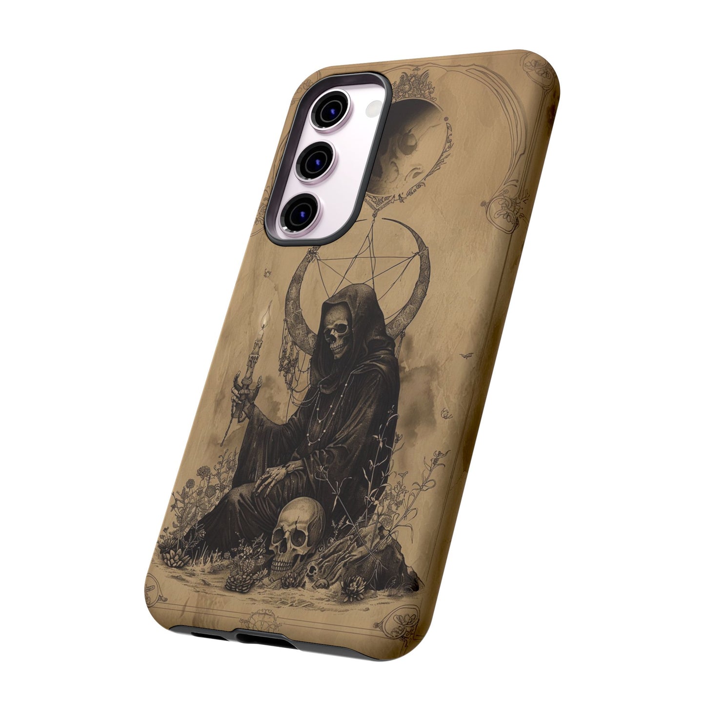 Gothic Reaper Phone Case - Dark Aesthetic Art for iPhone, Samsung, Google Pixel