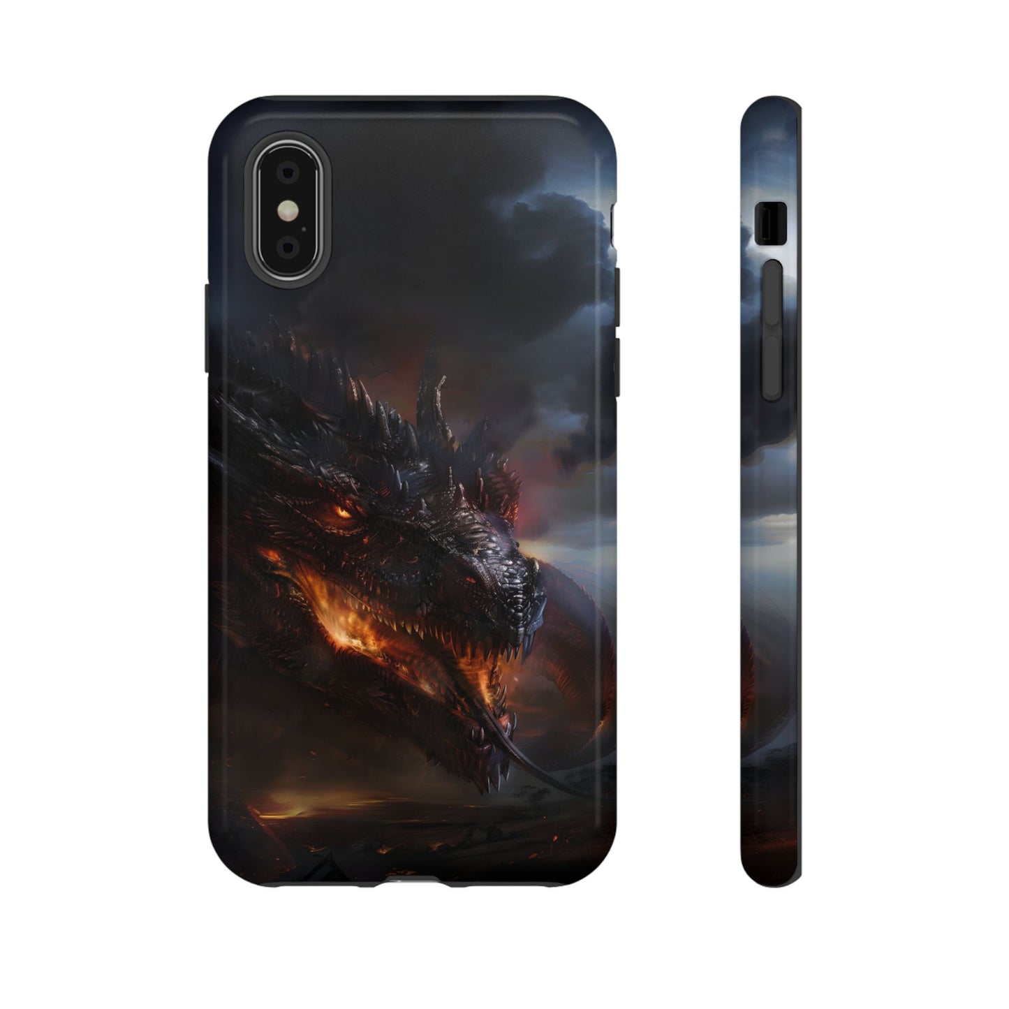 Fiery Dragon Phone Case - Epic Fantasy Art for iPhone, Samsung Galaxy, and Google Pixel Devices