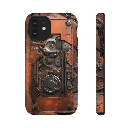 Rusted Mechanisms Phone Case – Steampunk Metal Gear Design for iPhone, Samsung Galaxy, and Google Pixel Devices