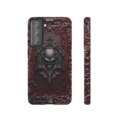 Vampiric Tough Phone Case – Gothic Skull Vampire Design for iPhone, Samsung Galaxy, and Google Pixel Devices