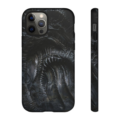 Surreal Biomechanical Phone Case - Gothic Sci-Fi Art for iPhone, Samsung Galaxy, and Google Pixel Devices