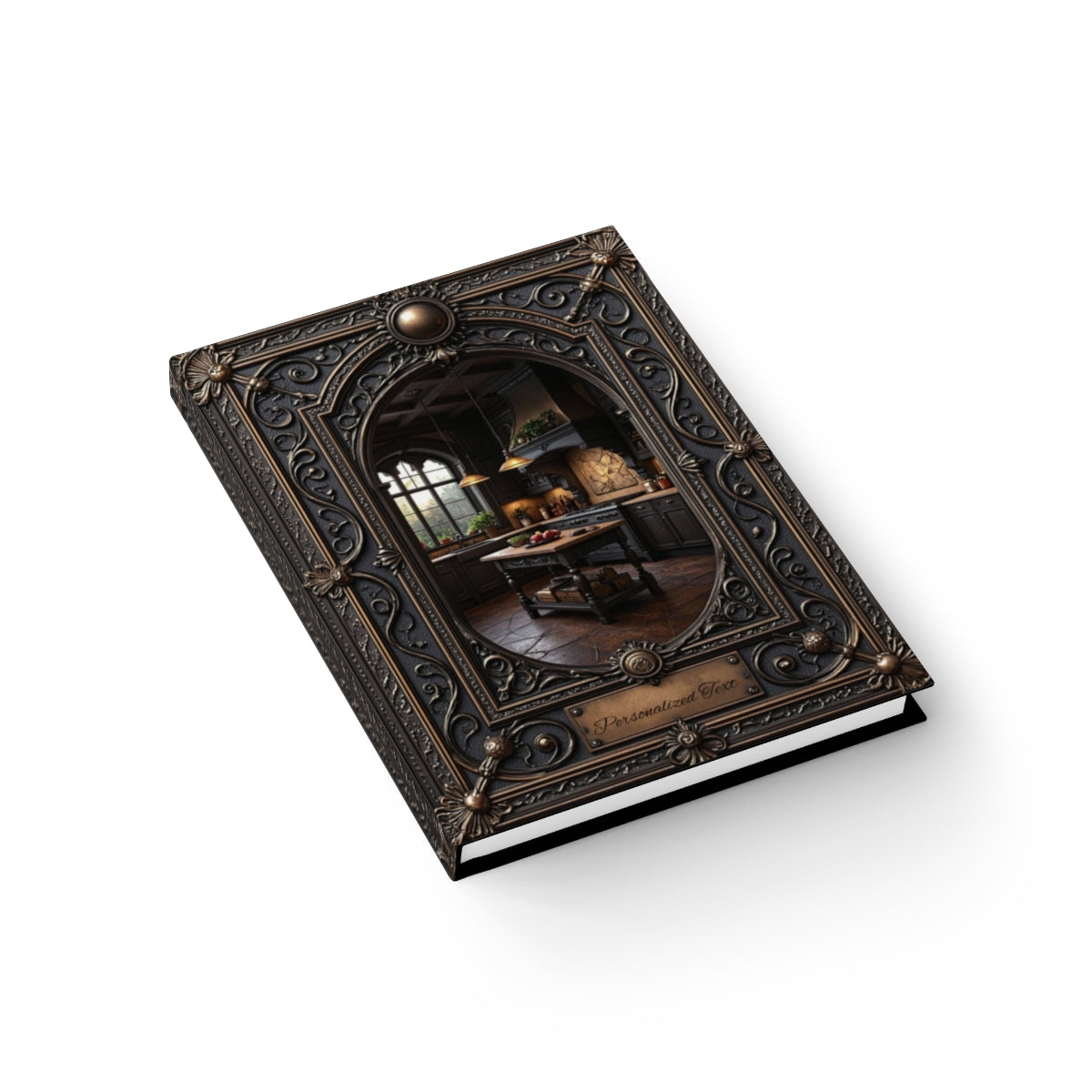 Vintage Gothic Kitchen Notebook - Personalized Journal