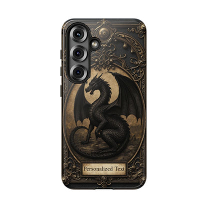 Personalized Gothic Dragon Phone Case - Fierce Elegance Meets Dark Fantasy