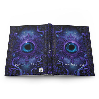 Mystic Third Eye Journal - Personalized Visionary Notebook in Deep Purple