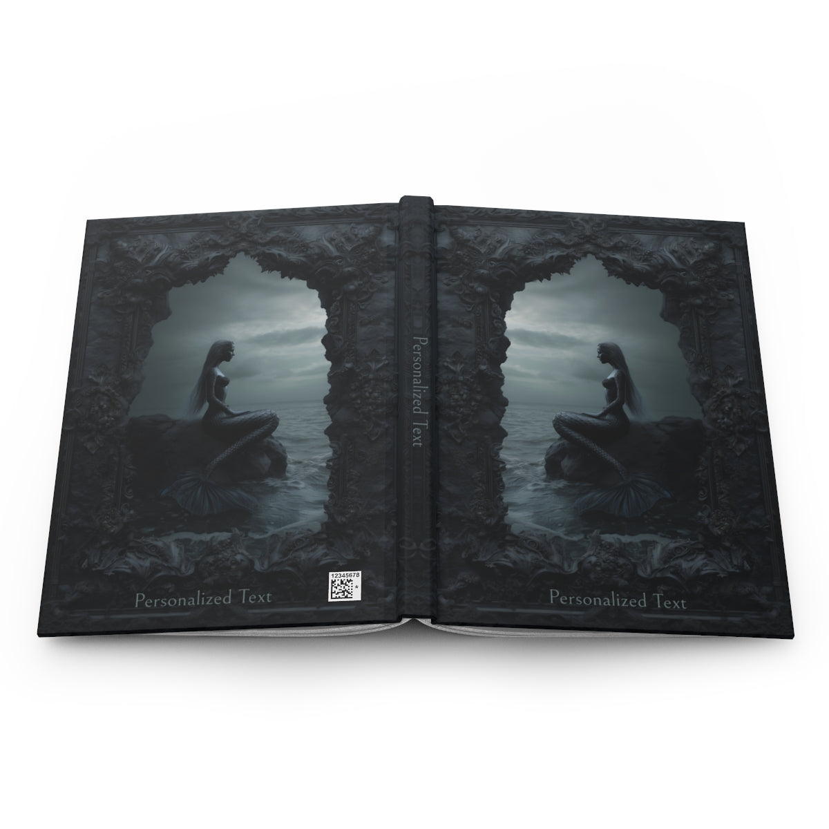 Gothic Mermaid Journal - Personalized Ocean Fantasy Notebook for Dreamers & Writers