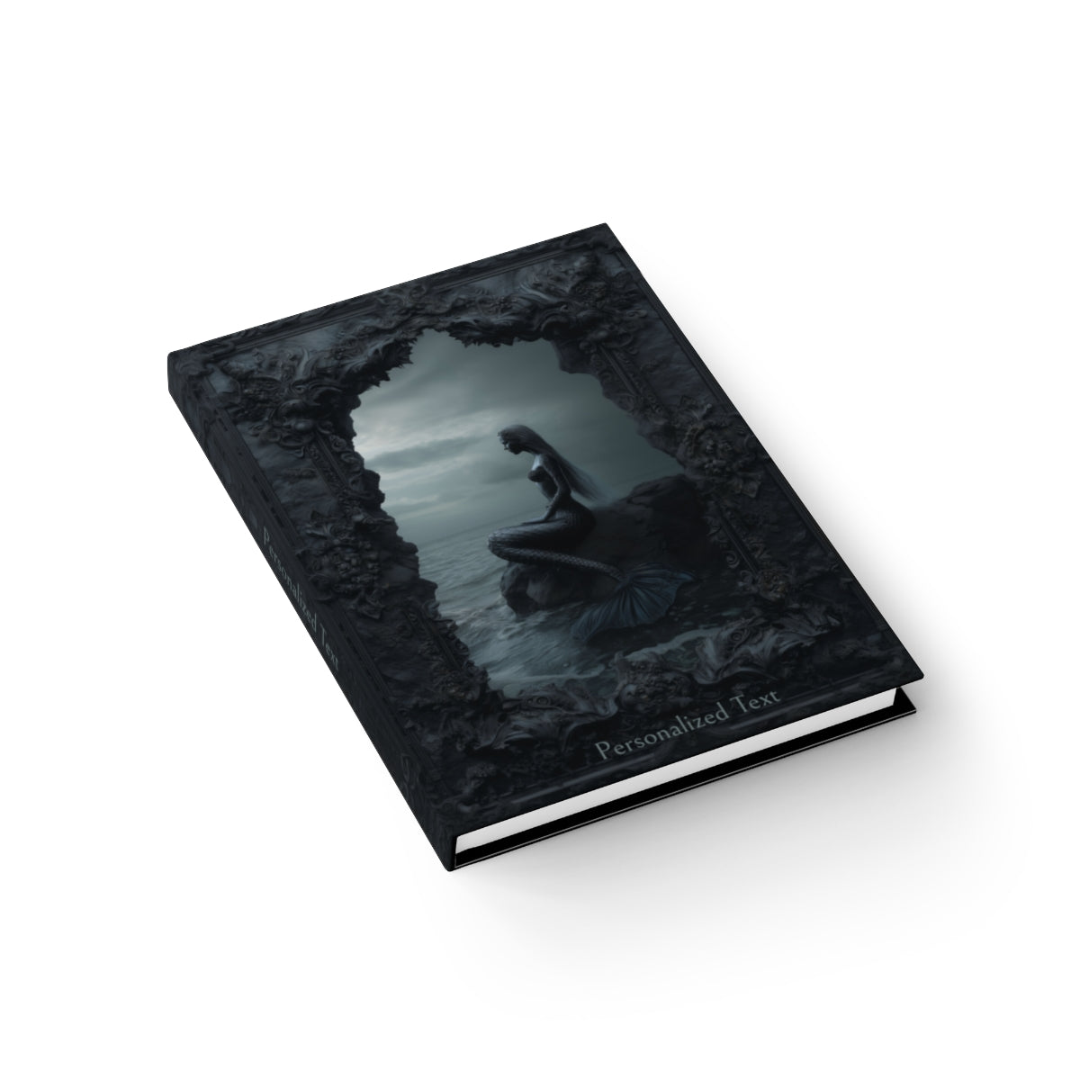 Gothic Mermaid Journal - Personalized Ocean Fantasy Notebook for Dreamers & Writers