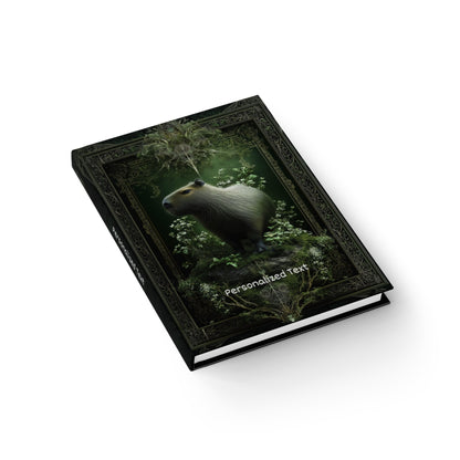 Mystical Capybara Journal - Personalized Forest Animal Notebook