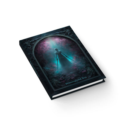Mystic Warrior Notebook - Personalized Fantasy Journal with Dual Blades