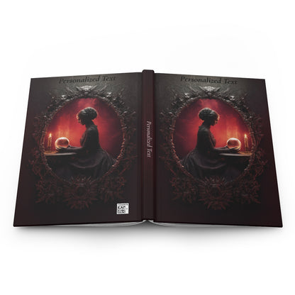 Gothic Seer Crystal Ball Notebook - Personalized Mystical Journal