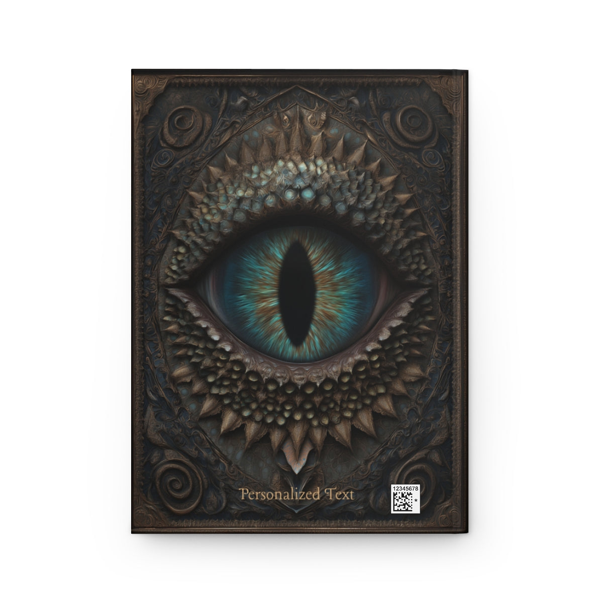 Personalized Dragon Eye Notebook - Fantasy Journal with Custom Text