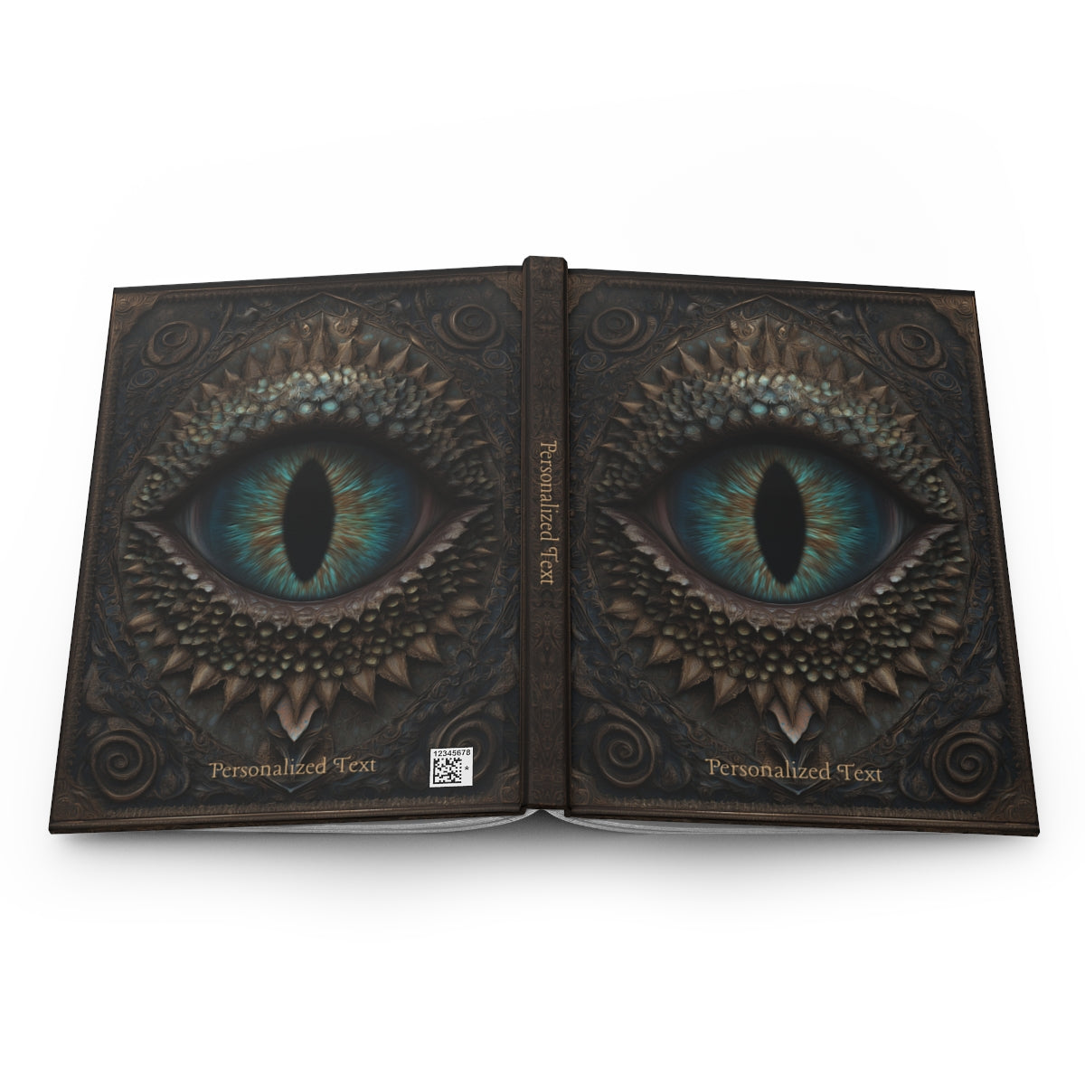 Personalized Dragon Eye Notebook - Fantasy Journal with Custom Text