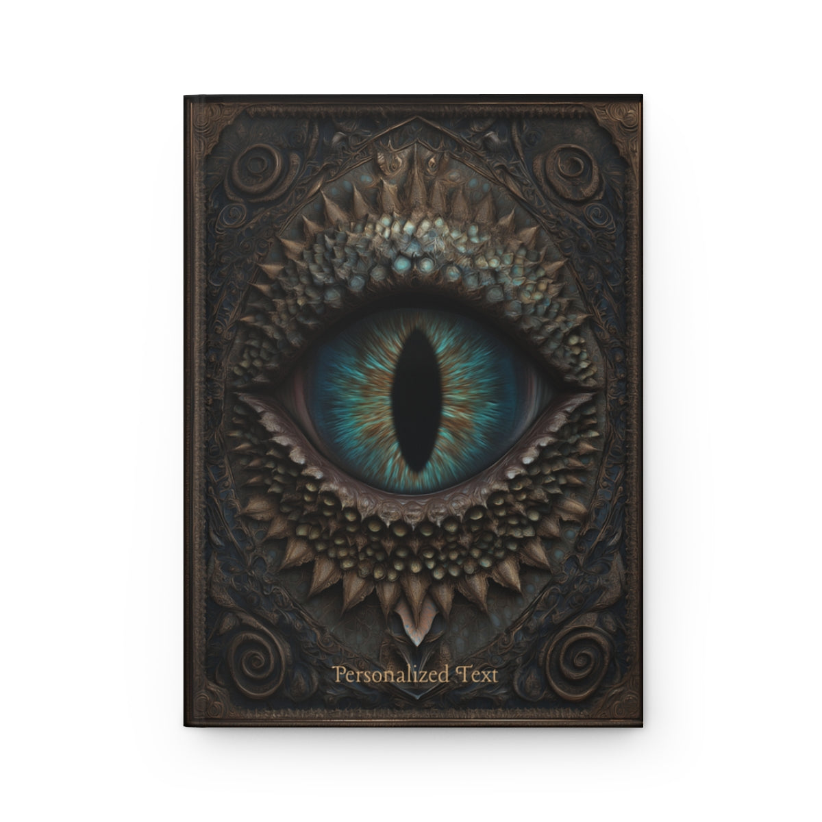 Personalized Dragon Eye Notebook - Fantasy Journal with Custom Text