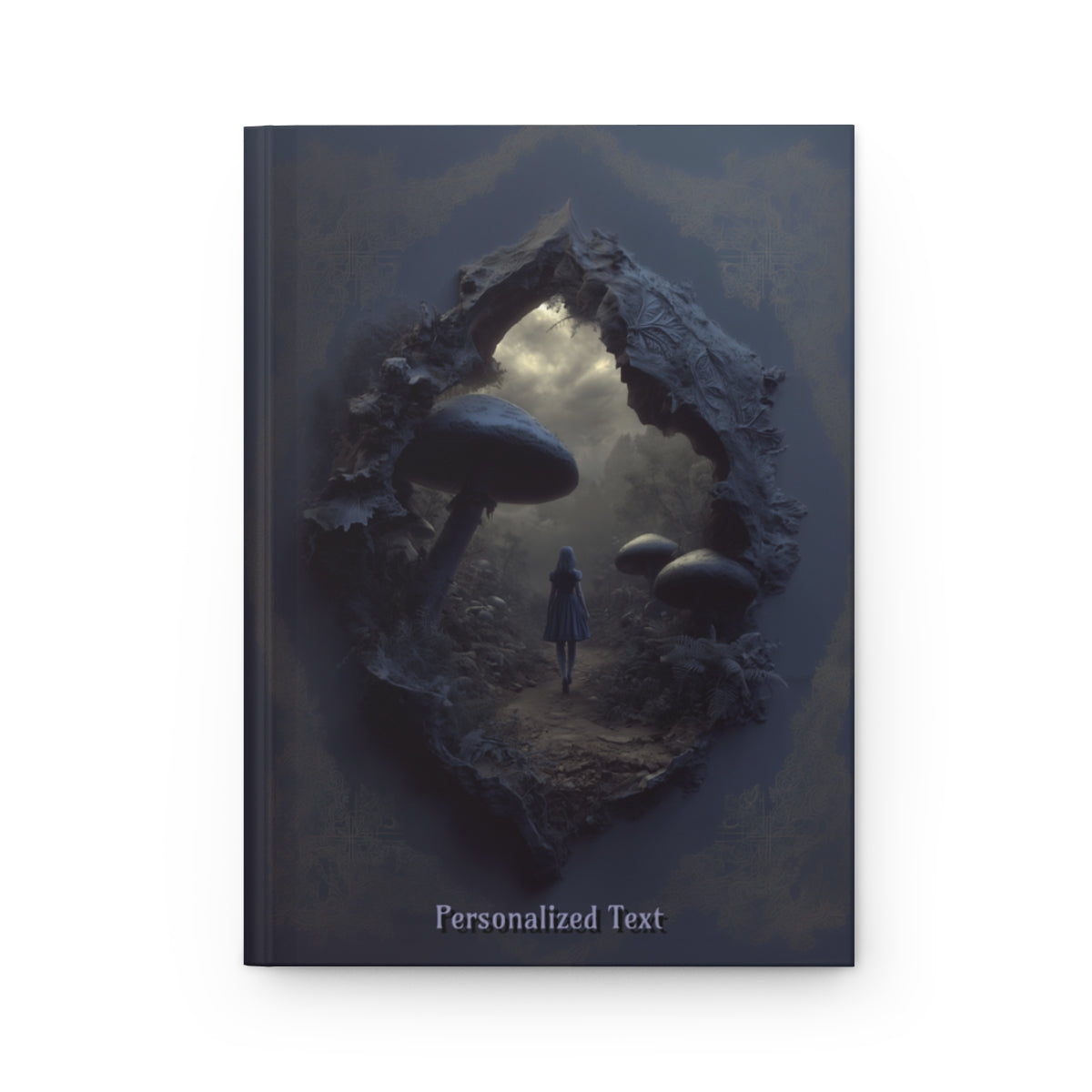Personalized Enchanted Forest Notebook - Mystical Mushroom Path Journal