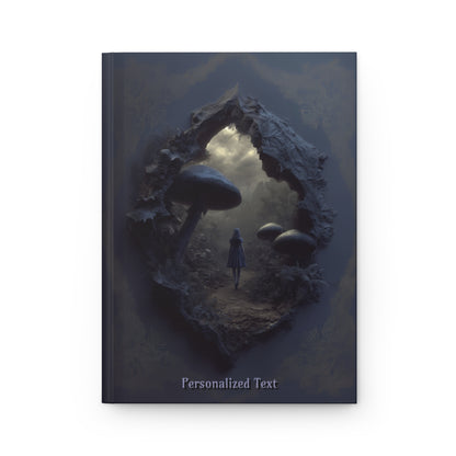 Personalized Enchanted Forest Notebook - Mystical Mushroom Path Journal