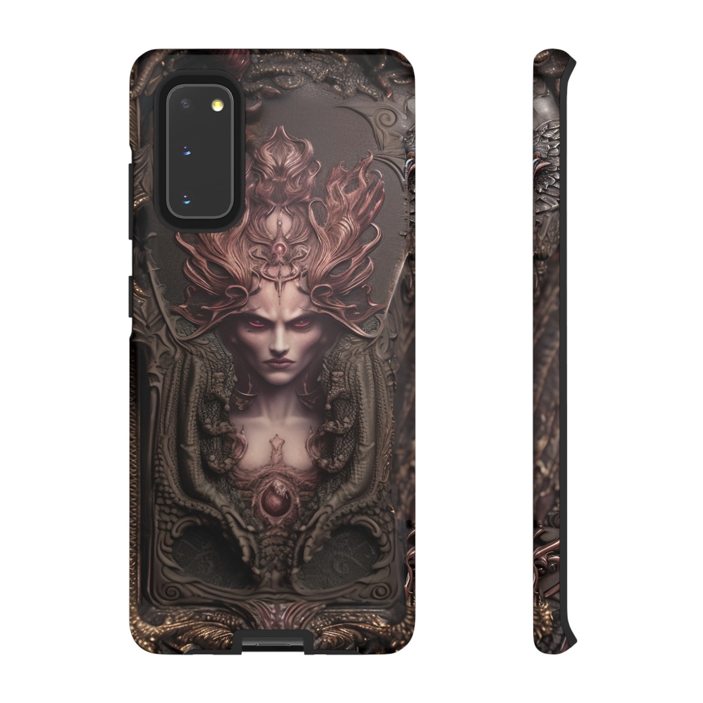 Dark Lilith Phone Case – Horned Hell Horror Design for iPhone, Samsung Galaxy, and Google Pixel Devices