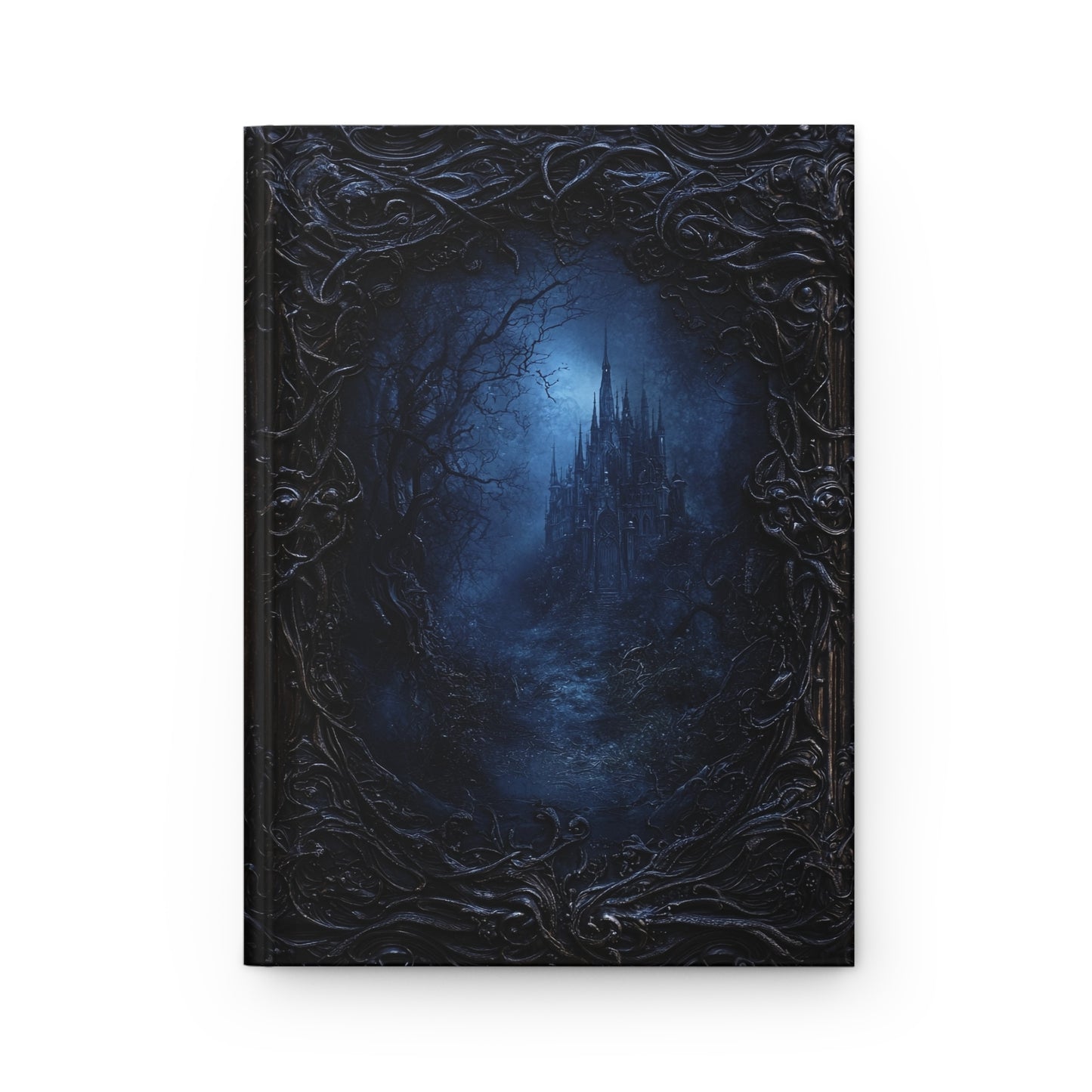 Moonlit Gothic Castle Journal - Elegant Hardcover Diary for Writing