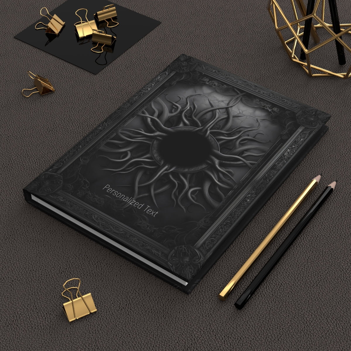 Eldritch Void Journal - Customizable Gothic Tentacle Notebook