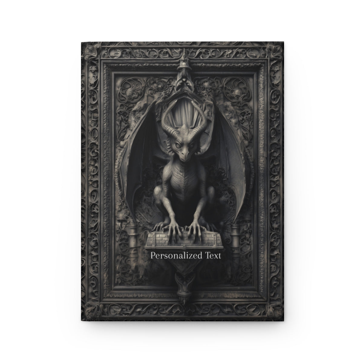 Gothic Dragon Guardian Journal - Custom Fantasy Notebook with Personalized Text