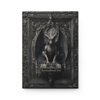 Gothic Dragon Guardian Journal - Custom Fantasy Notebook with Personalized Text