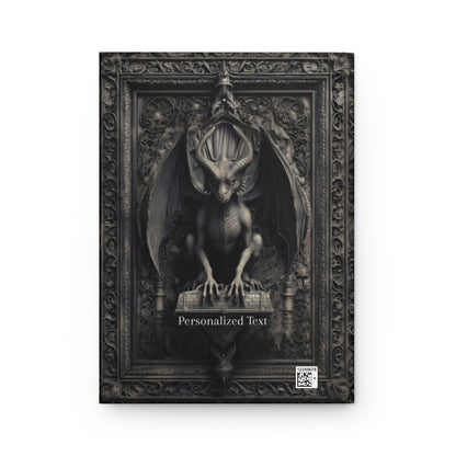 Gothic Dragon Guardian Journal - Custom Fantasy Notebook with Personalized Text