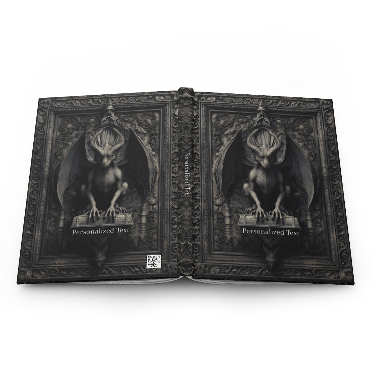 Gothic Dragon Guardian Journal - Custom Fantasy Notebook with Personalized Text