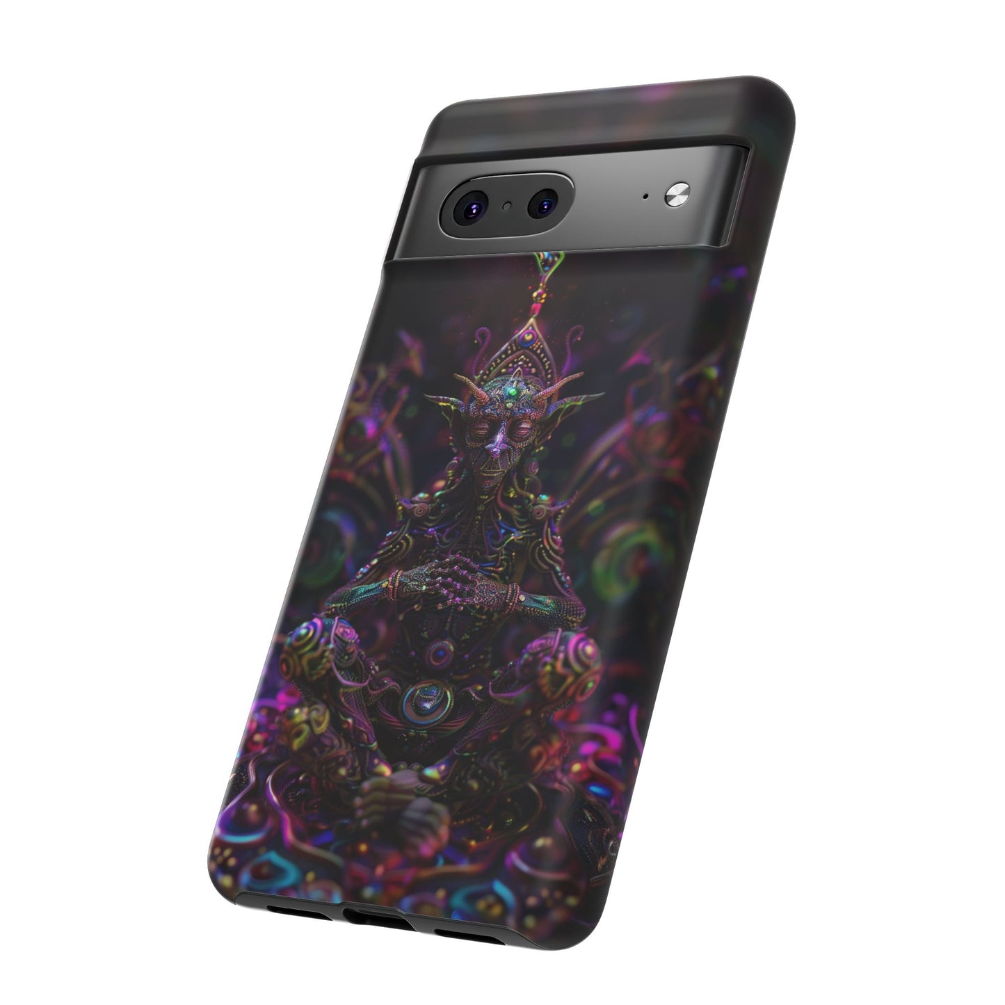 Mystical Machine Elf Phone Case - Psychedelic Vibes for iPhone, Samsung, Google Pixel