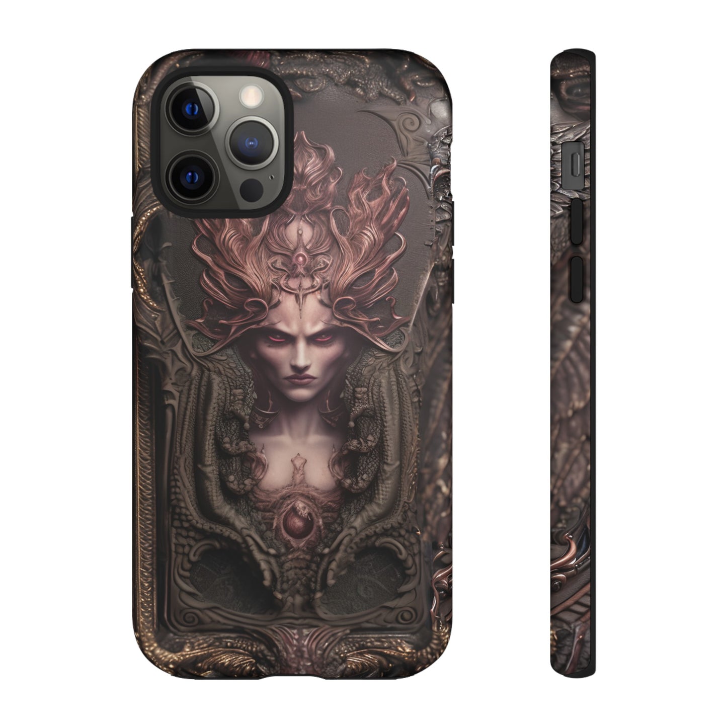 Dark Lilith Phone Case – Horned Hell Horror Design for iPhone, Samsung Galaxy, and Google Pixel Devices