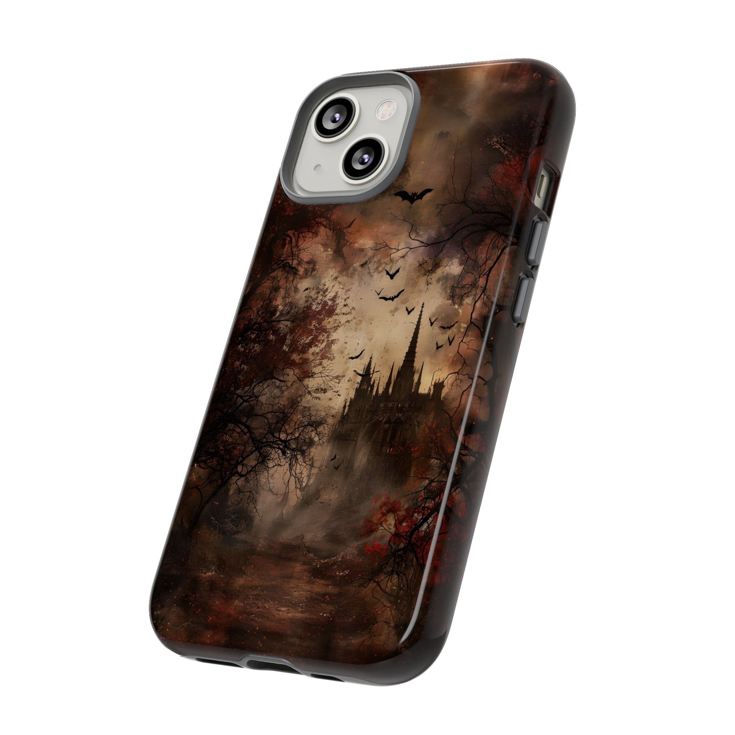 Gothic Castle Phone Case - Spooky Halloween Design for iPhone, Samsung Galaxy, Google Pixel Devices