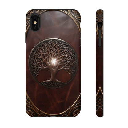 Tree of Life Tough Phone Case – Fantasy Art Design for iPhone, Samsung Galaxy, and Google Pixel Devices