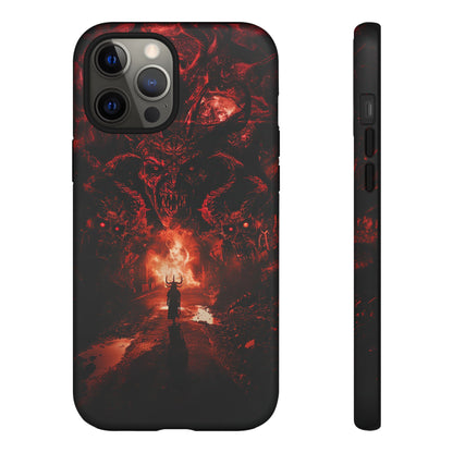 The Road to Hell Phone Case – Gothic Demon and Devil Design for iPhone, Samsung Galaxy, and Google Pixel Devices