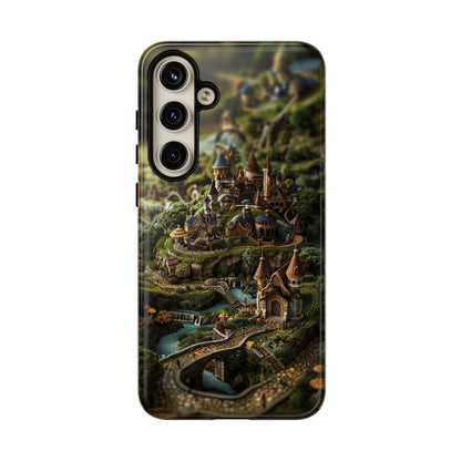 Fairy Kingdom Phone Case - Enchanted Castle Artwork for iPhone, Samsung Galaxy, and Google Pixel Devices