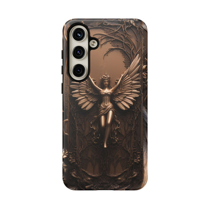 The Bronze Fairy Phone Case – Fantasy Faery Design for iPhone, Samsung Galaxy, and Google Pixel Devices