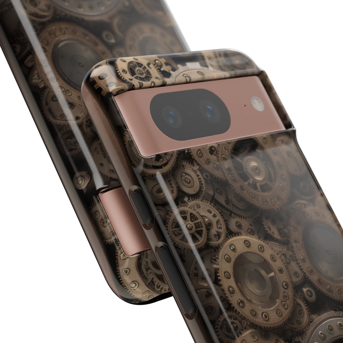 Gearworks 3 Phone Case – Steampunk Victorian Design with Gears and Clockwork for iPhone, Samsung Galaxy, and Google Pixel Devices