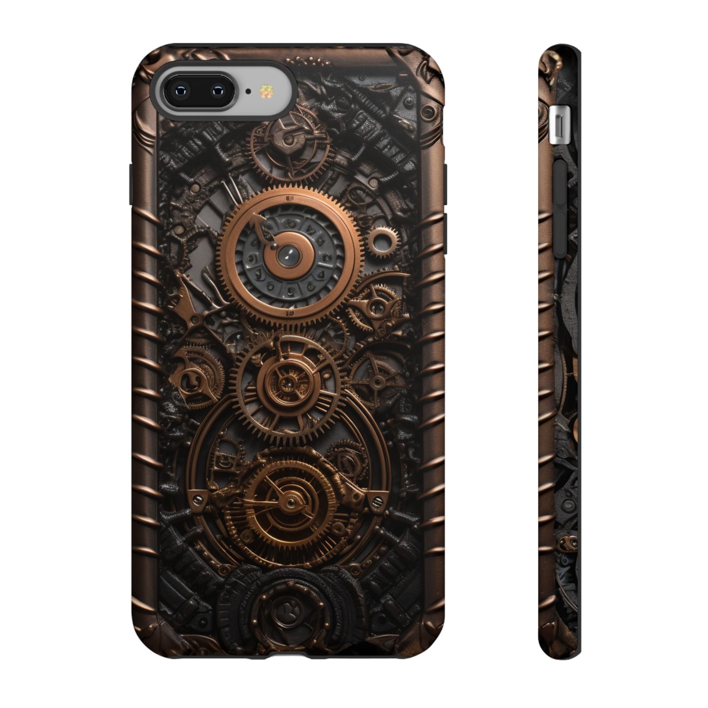 Gearworks 2 Phone Case – Steampunk Victorian Design with Gears and Clockwork for iPhone, Samsung Galaxy, and Google Pixel Devices